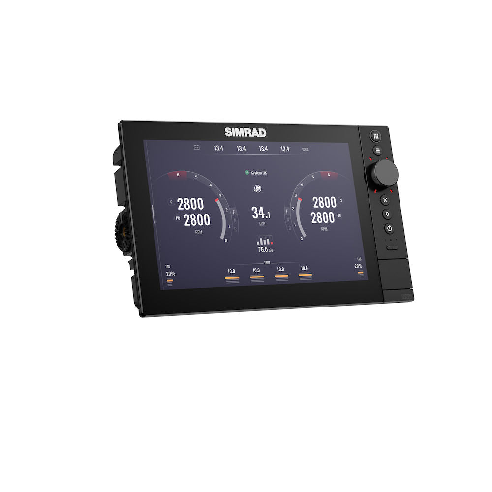 Touchscreen på Simrad NSS4 kartplotter 10" 8-kjerners prosessor