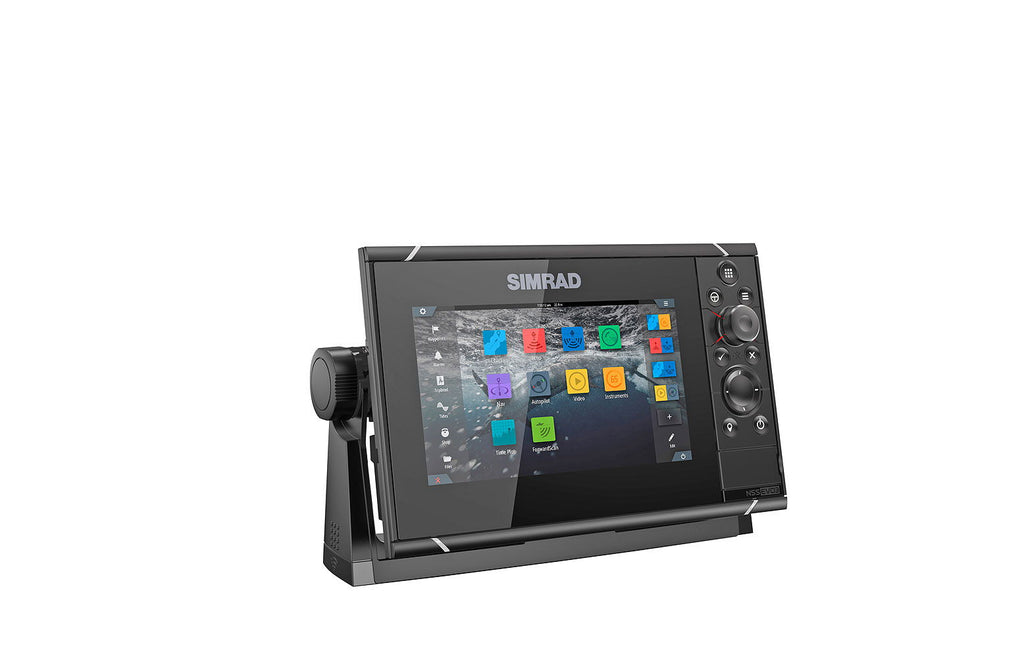 Simrad NSS evo3 kartplotter med ekkolodd 7 tommer SolarMAX HD display bakside