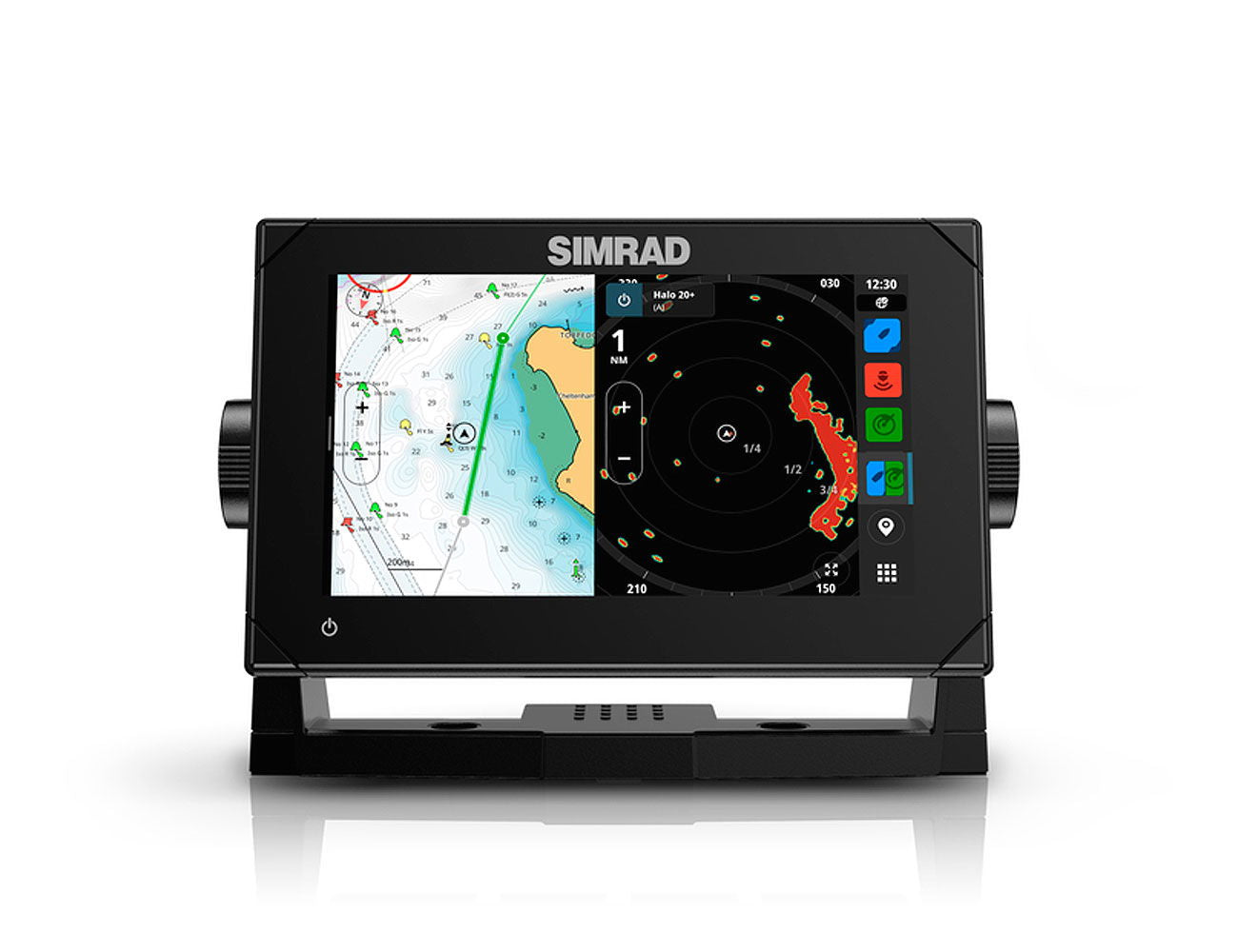 Simrad NSX 3007 multifunksjonsdisplay 7" SolarMAX IPS montert