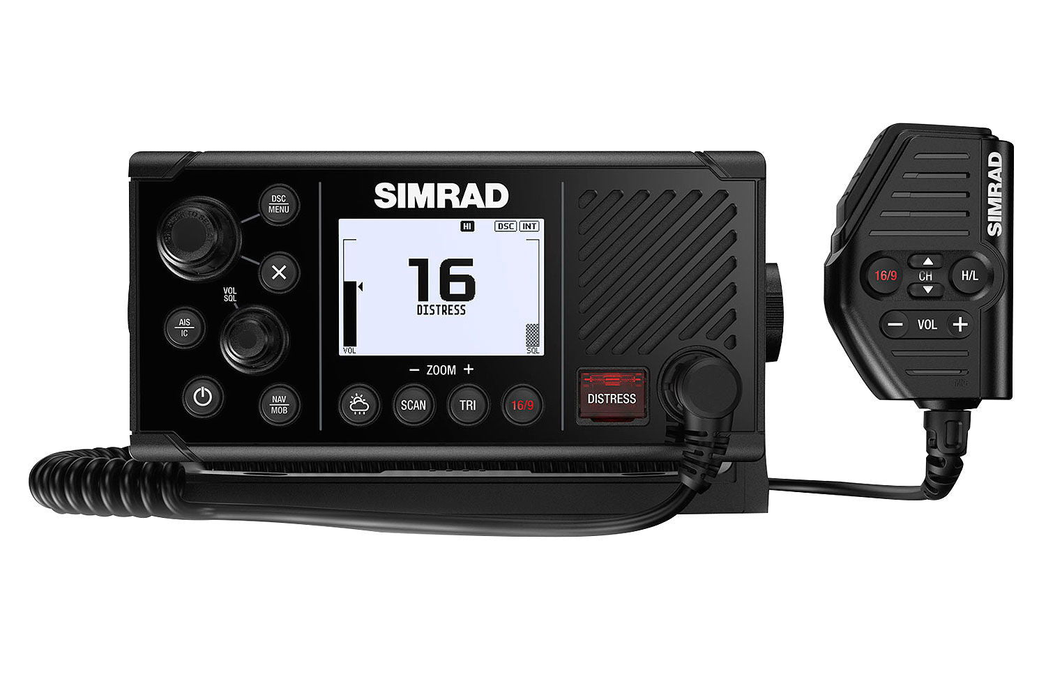 Simrad RS40 stasjonær VHF med GPS og AIS-mottaker front