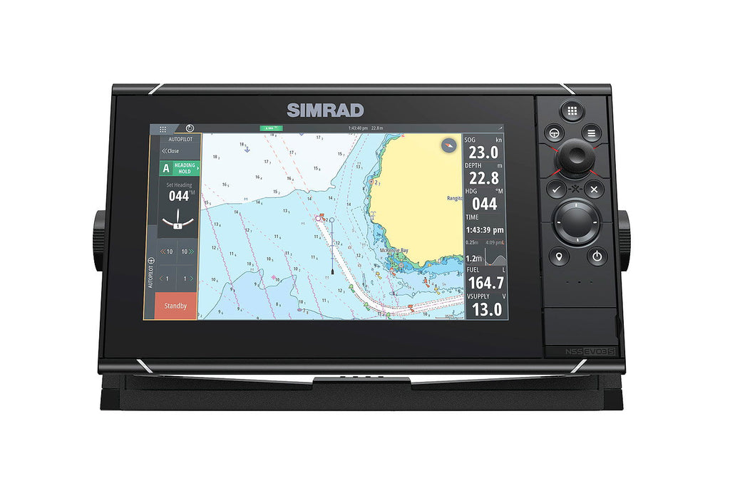 Simrad NSS9 EVO3S multifunksjonsdisplay forfra