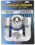 Sinkanode aluminium kit for Bravo 1 salt- og brakkvann - Compass forfra