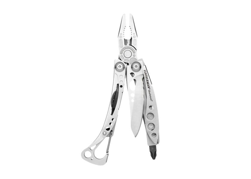 SKELETOOL multitool 420HC knivblad med karabinkrok åpnet