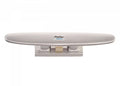 Skinneklampe for 25 x 4 mm genuaskinne med endestykker - Pfeiffer forfra