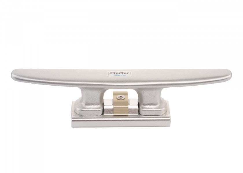 Skinneklampe for genuaskinne 32 x 6 mm aluminium 250 mm forfra