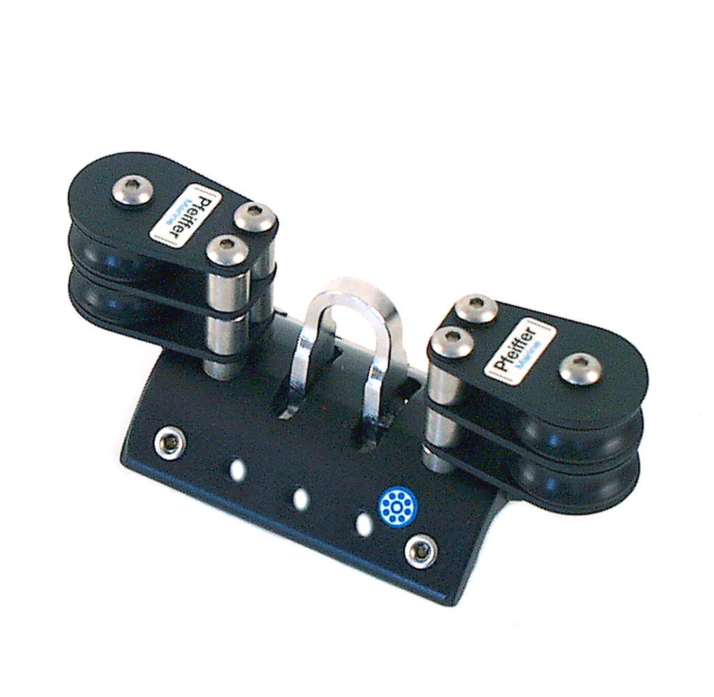 Skinnevogn med 4 plastruller 140 mm 200 g str. 2 - Pfeiffer forfra
