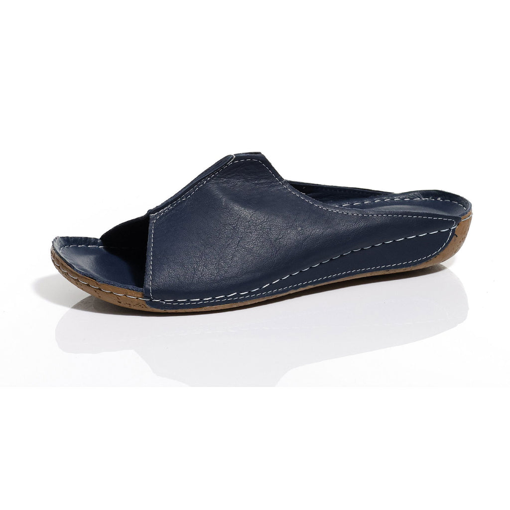 Skinnsandal dame nappaskinn Andrea Conti forfra