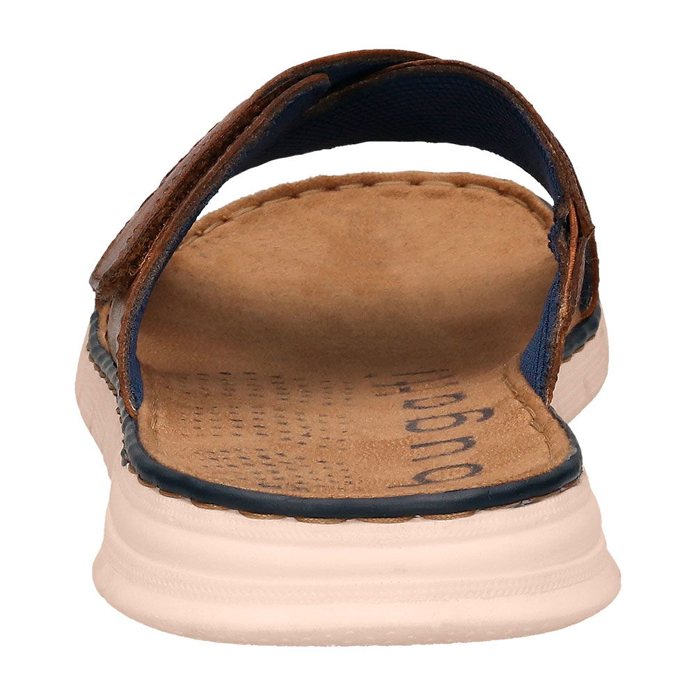 Skinnsandal herre used look - bugatti sideprofil