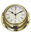 Skipsklokke messing 120 mm med glass Classic - Compass forfra