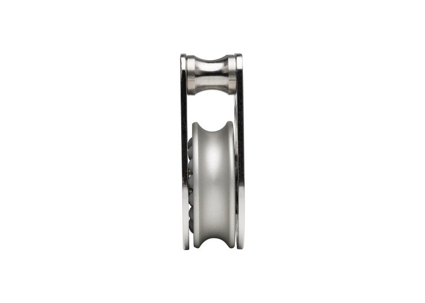 Detalj av Skjøteblokk 10 mm aluminium fastmontert rustfritt stål