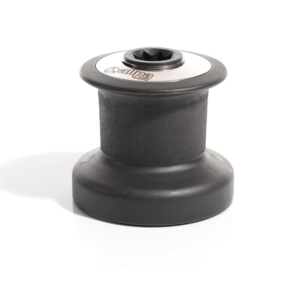 Nærbilde av Skjøtevinch W6 1-speed trommel 60 mm 0,4 kg montert