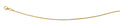 Slangekjede 585 gult gull 42 cm 1,4 mm med karabinlås Ursula Christ