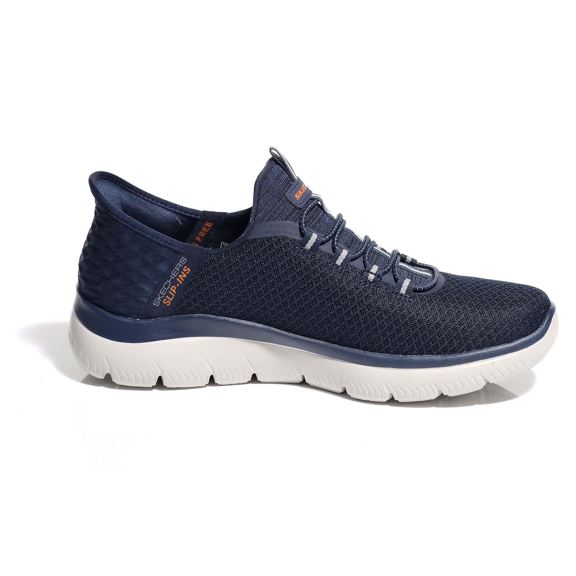 Slip-ins sneaker med mesh overdel og Memory Foam montert på fot