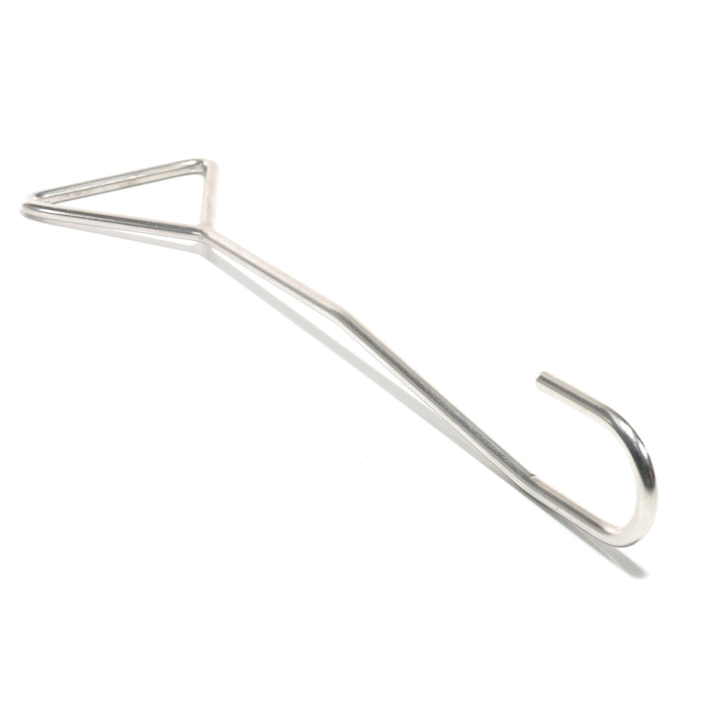Slusekrok rustfritt stål 10 mm 56 cm - Compass forfra