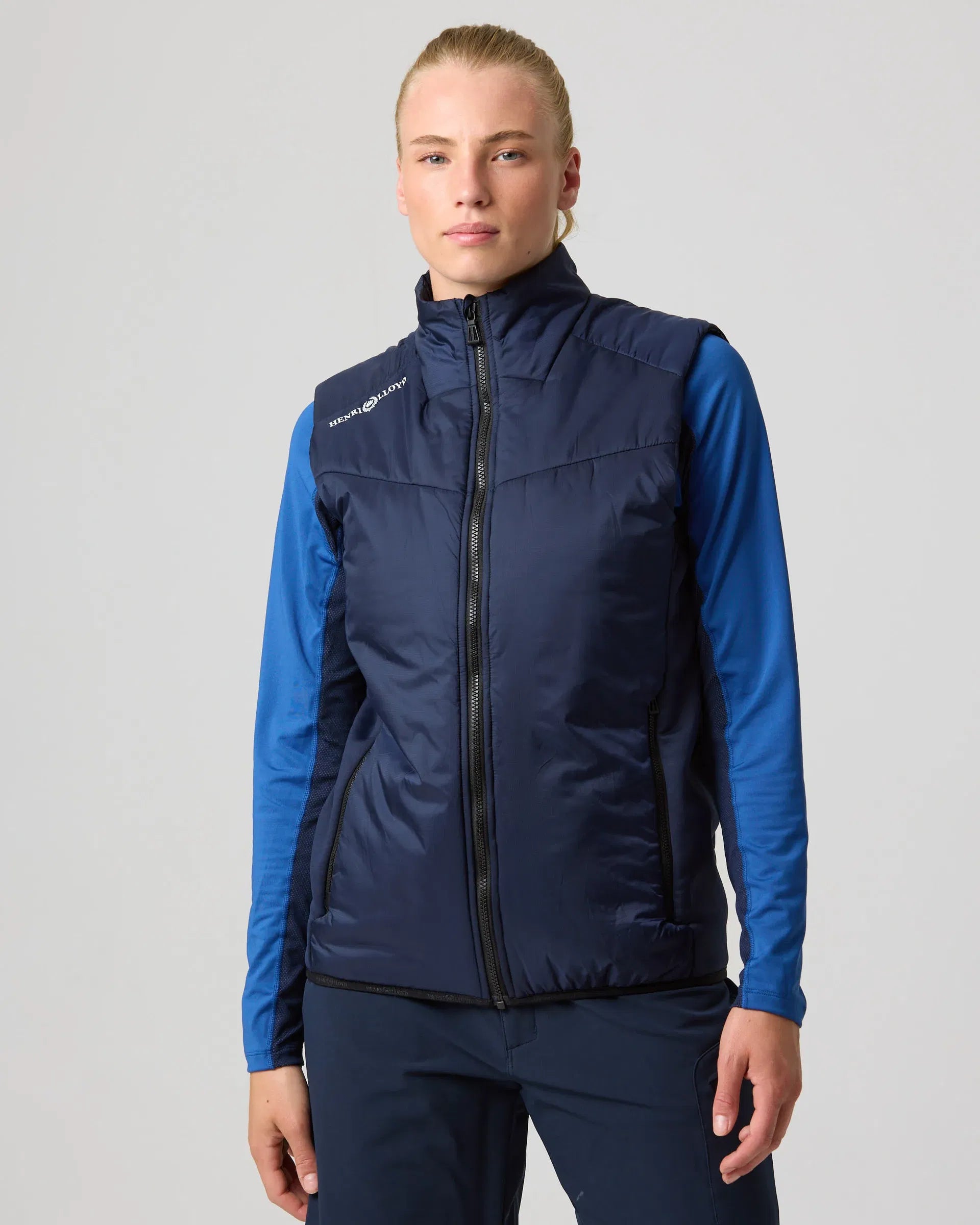 Smart-Therm vest med isolering og ventilasjon logo detalj