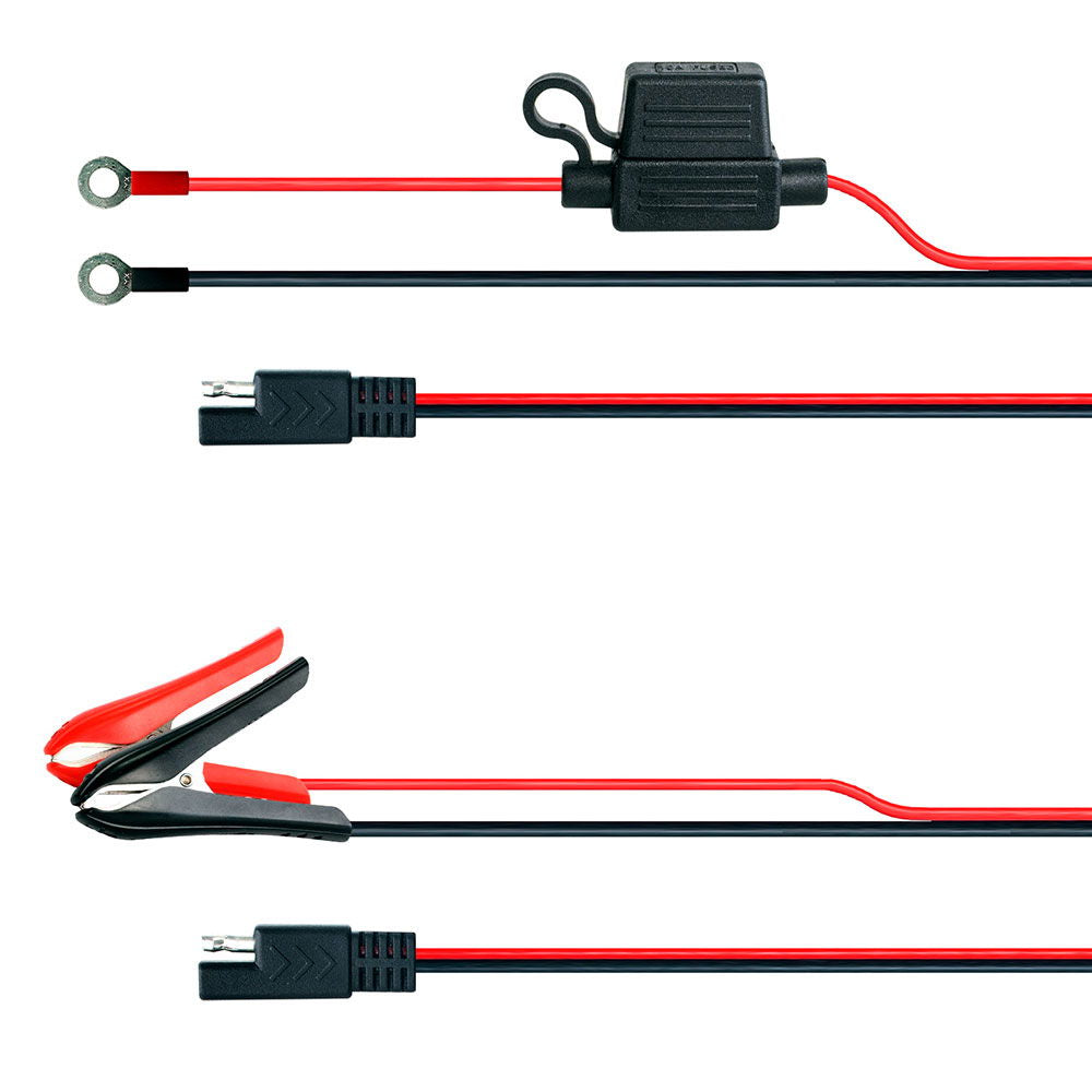 Smartlader 10A 12V for litium og blybatterier - Eco Worthy bakside