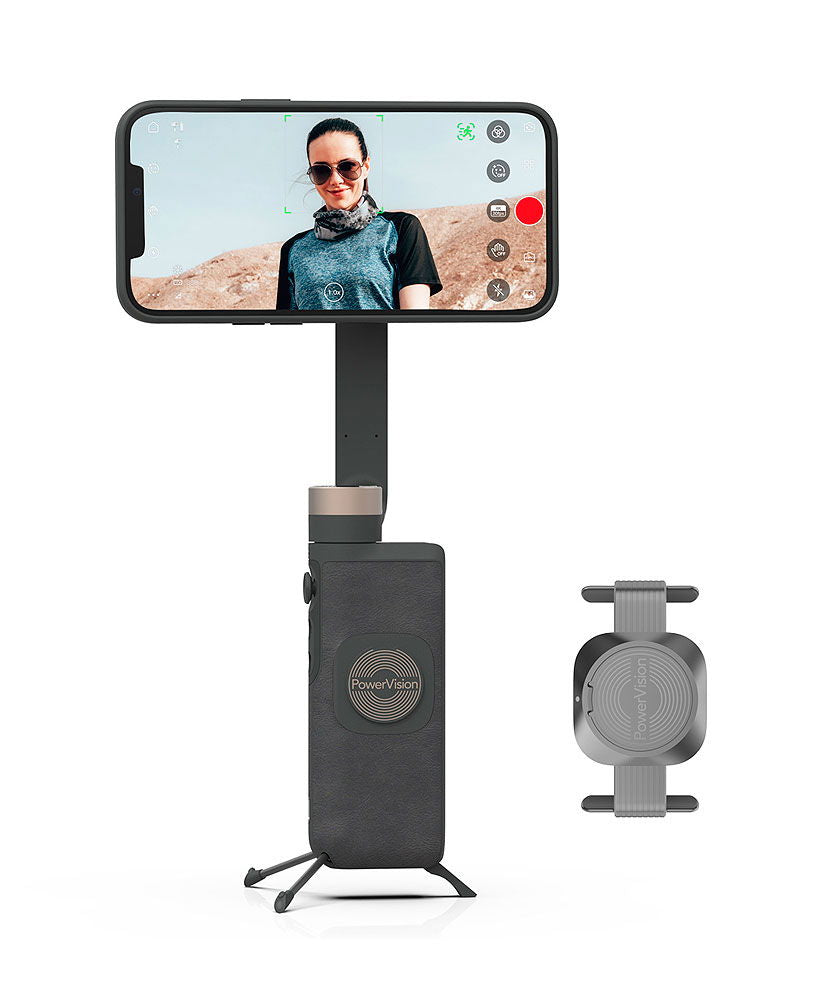 Sideprofil av Smartphone gimbal Powervision S1