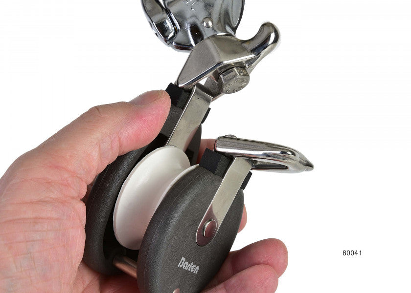 Snatch-blokk med snapsjakkel 16 mm 550 kg - BARTON bakside