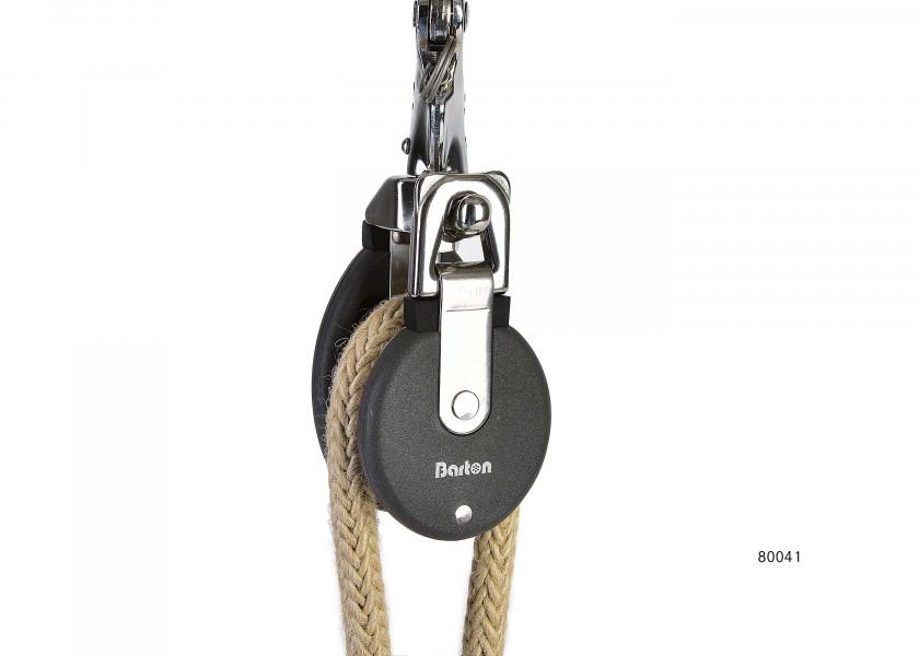 Snatch-blokk med snapsjakkel 16 mm 550 kg - BARTON detalj