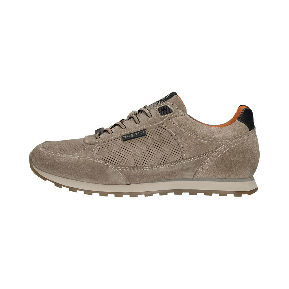 Sneaker semsket skinn med minneskum - bugatti bakside
