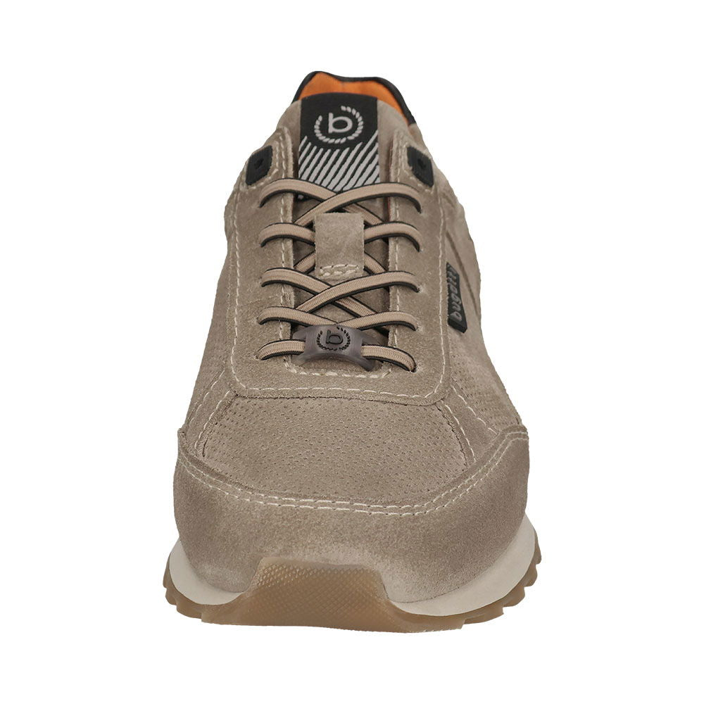 Sneaker semsket skinn med minneskum - bugatti nærbilde av snøring