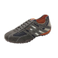 Sneaker semsket skinn med pustende membransystem - Geox forfra