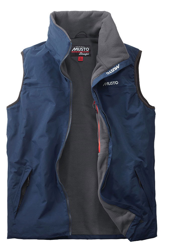 Snug 2.0 vest resirkulert polyamid med Polartec fleecefôr bakside