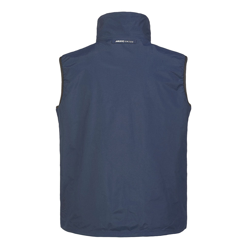 Detalj av Snug 2.0 vest resirkulert polyamid med Polartec fleecefôr