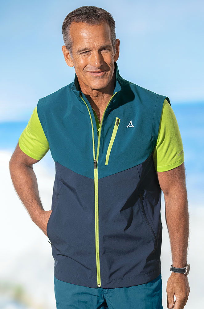 Softshell-vest vannavvisende med 4-veis stretch - Schöffel forfra