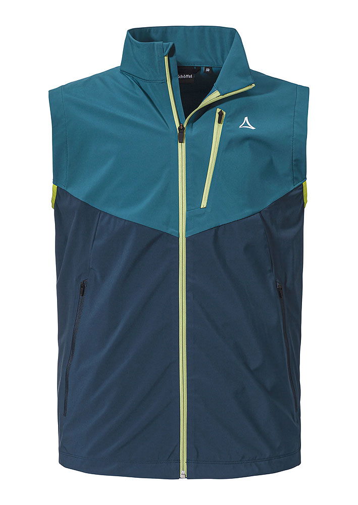 Detalj av Softshell-vest vannavvisende med 4-veis stretch - Schöffel