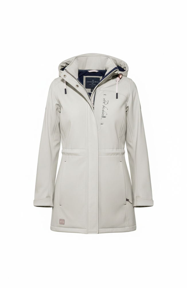 Softshellkåpe vannavvisende vindtett og pustende - Dry Fashion helfigur