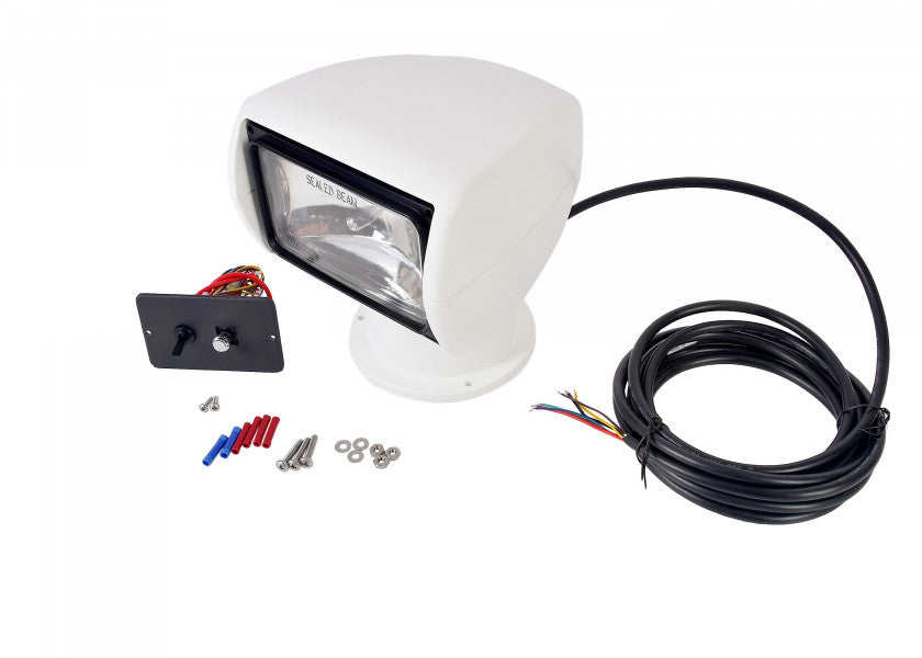Søkelys 135-SL halogen 12V med fjernkontroll 320° bakside