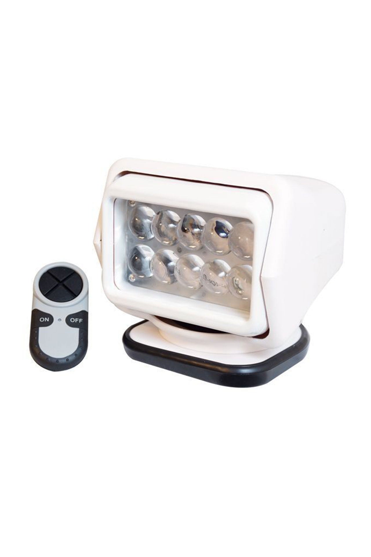 Søkelys LED 50W med trådløs fjernkontroll 12V front