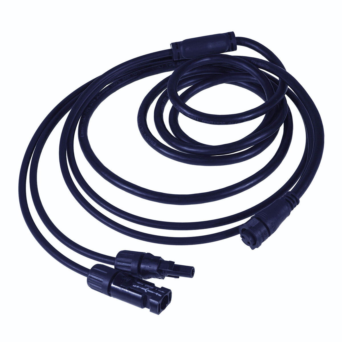 Solarladekabel for Travel/Ultralight maks 200Wp MC4 forfra