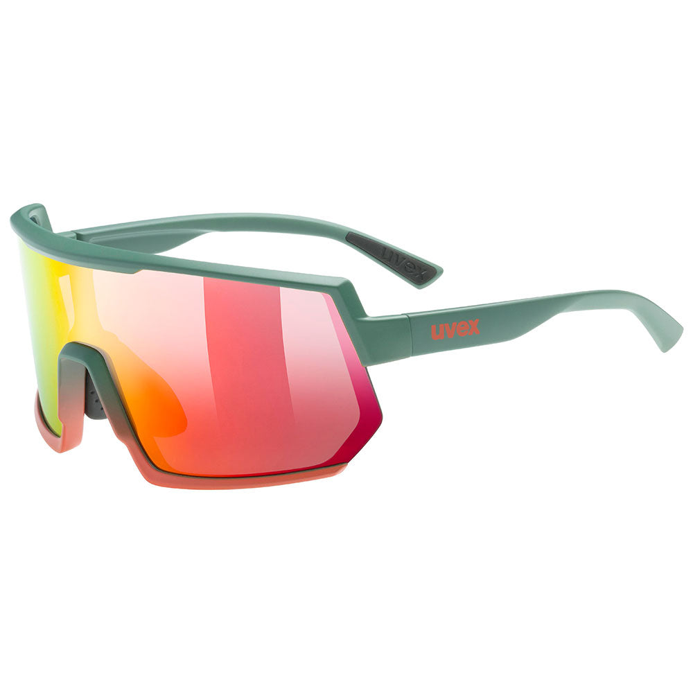 Solbriller Shield 235 med speilglass og UV-beskyttelse bakside