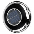 Solcelledrevet ventilator rustfritt stål 120 mm 1,2 W forfra