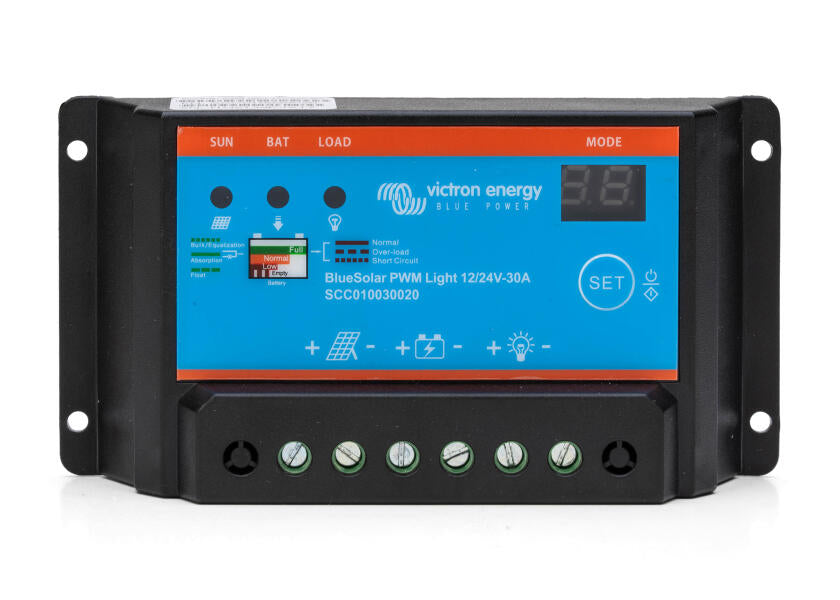 Dekksgjennomføring i Solcellepakke komplett sett 100 W med PWM-regulator og dekksgjennomføring