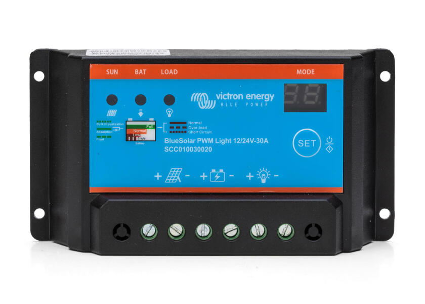 Solcellepakke komplett sett 130 W med PWM-regulator - VICTRON emballasje