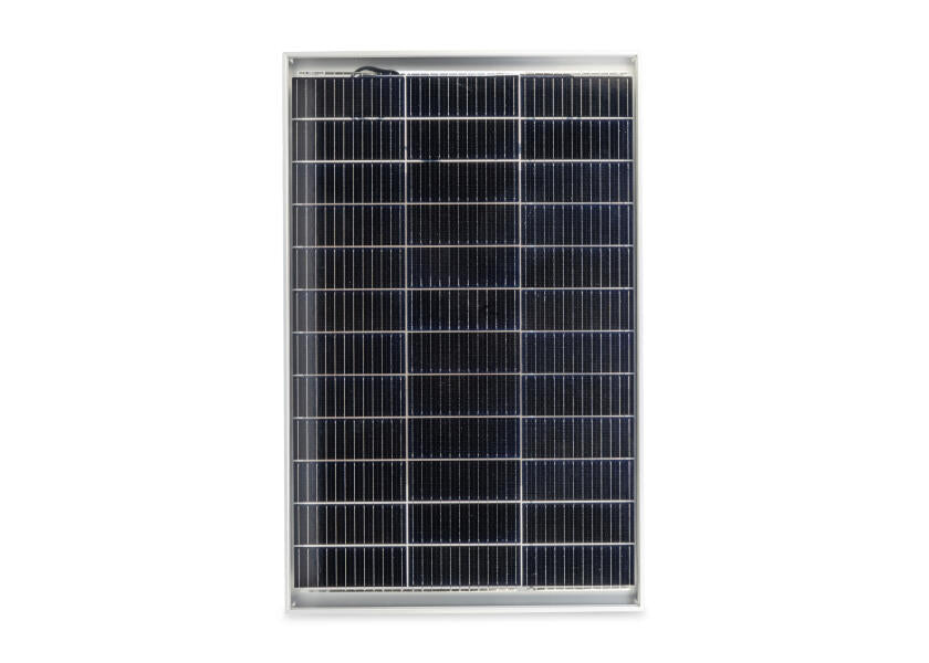 Solcellepakke komplett sett 195 W med MPPT laderegulator og dekksgjennomføring bakside