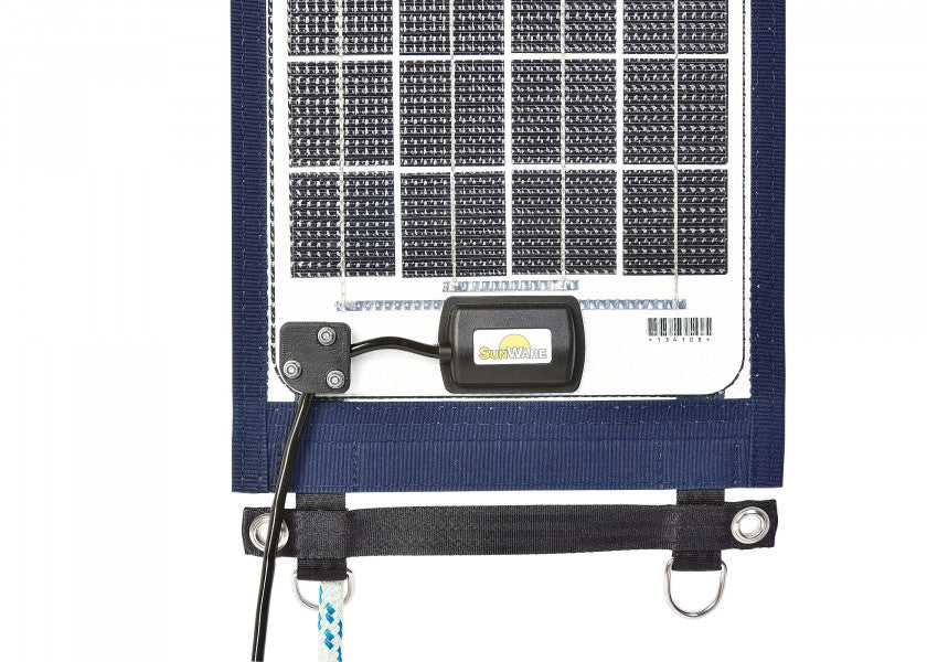 Solcellepanel 20 W med tekstilkant 750 x 250 mm for vinterlagring
