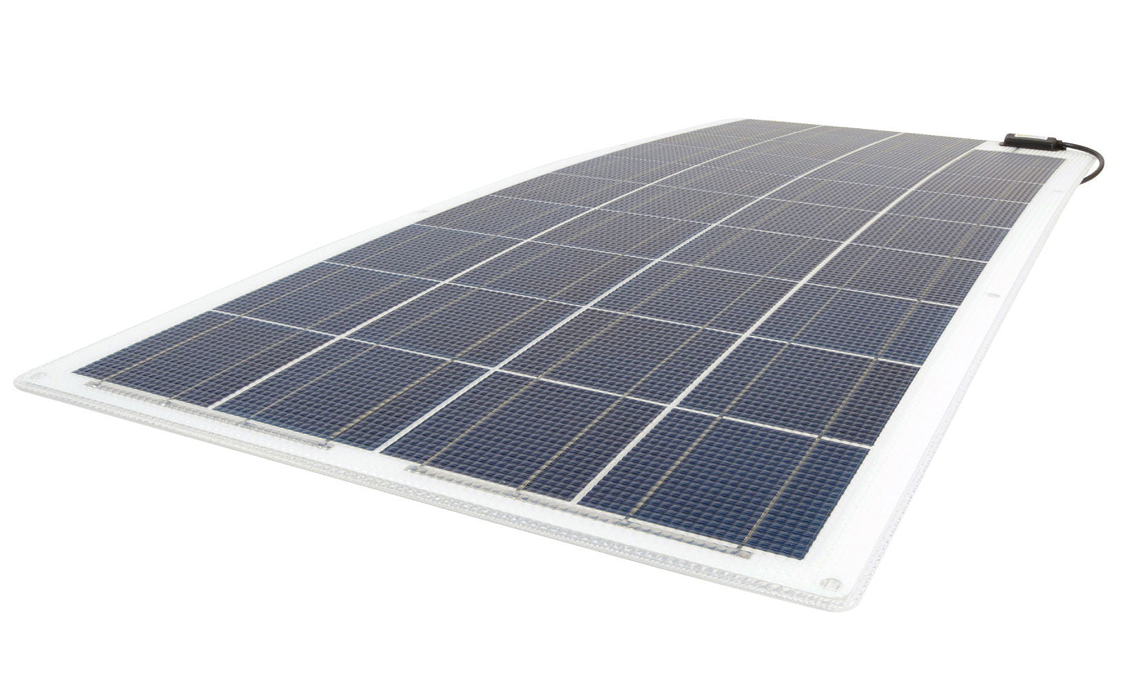 Solcellepanel marin 15 Wp 47x24 cm 0,8 kg - Sunware detalj av celler