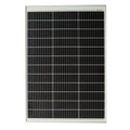 Solcellepanel monokrystallinsk 120 Wp 12V fast ramme Eco Worthy forfra