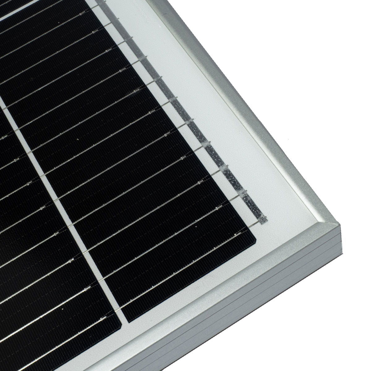 Solcellepanel monokrystallinsk 120 Wp 12V fast ramme Eco Worthy bakside