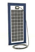 Solcellepanel med tekstilkant 17 Wp 668x333 mm forfra