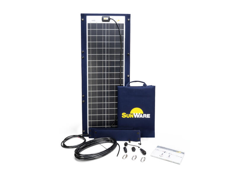 Solcellepanel TX-Rail 12052 60 W for rekkemontering - SUNWARE utendørs
