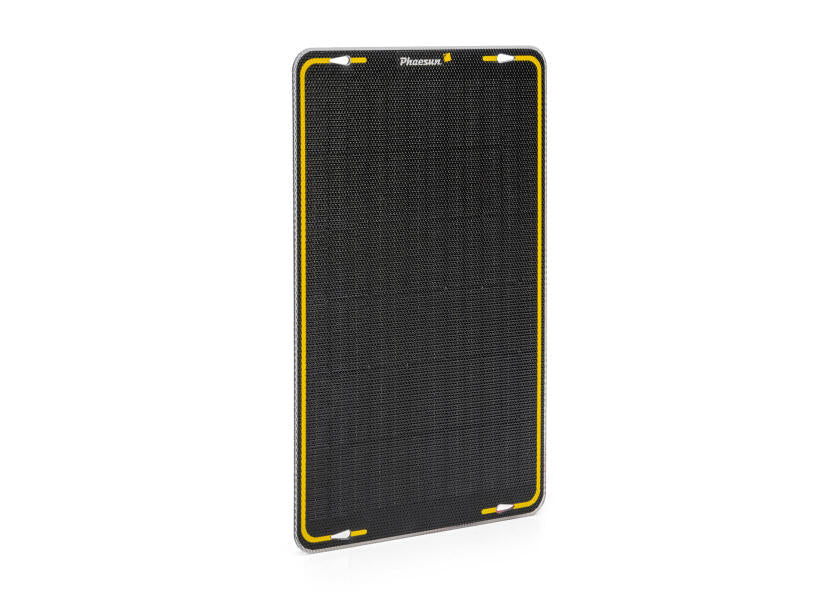 Solcellepanel vedlikeholdslading kit 12 V / 12 W semifleksibelt detalj