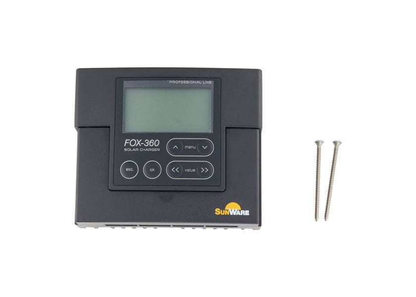 Solcelleregulator FOX-360 V2.1 installasjonsdetalj