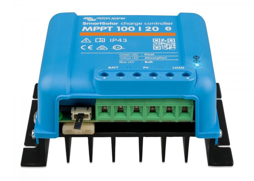 Detalj av Solcelleregulator SmartSolar MPPT 100/20 290W 20A - Victron