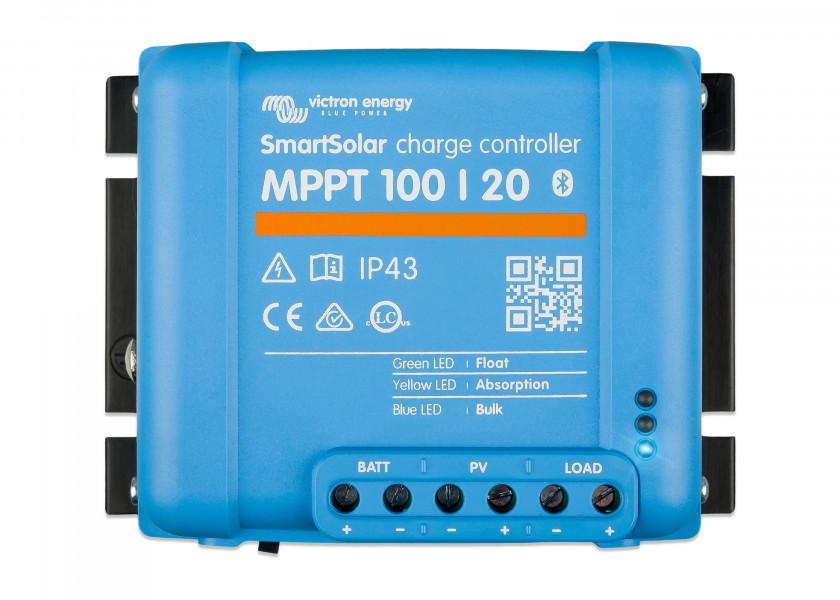 Nærbilde av Solcelleregulator SmartSolar MPPT 100/20 290W 20A - Victron