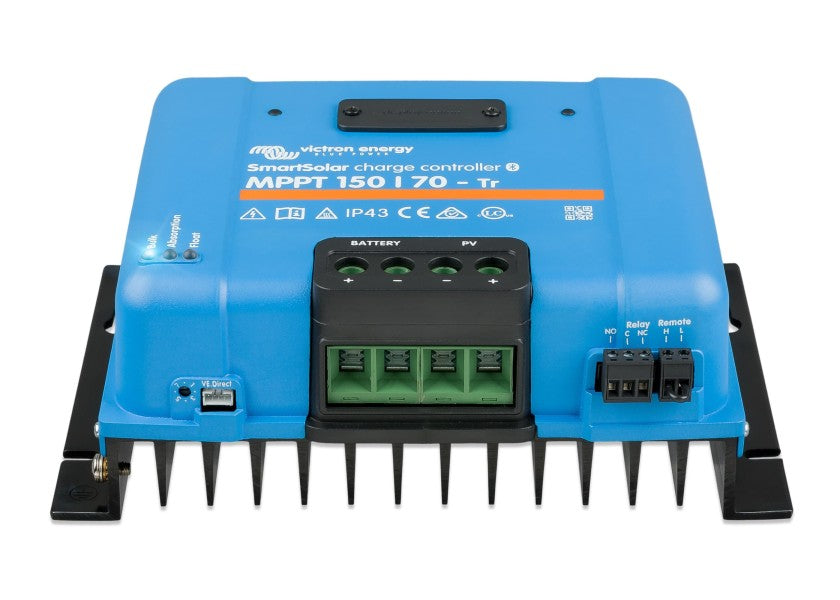 Solcelleregulator SmartSolar MPPT 150/70-TR 1000W 12V forfra